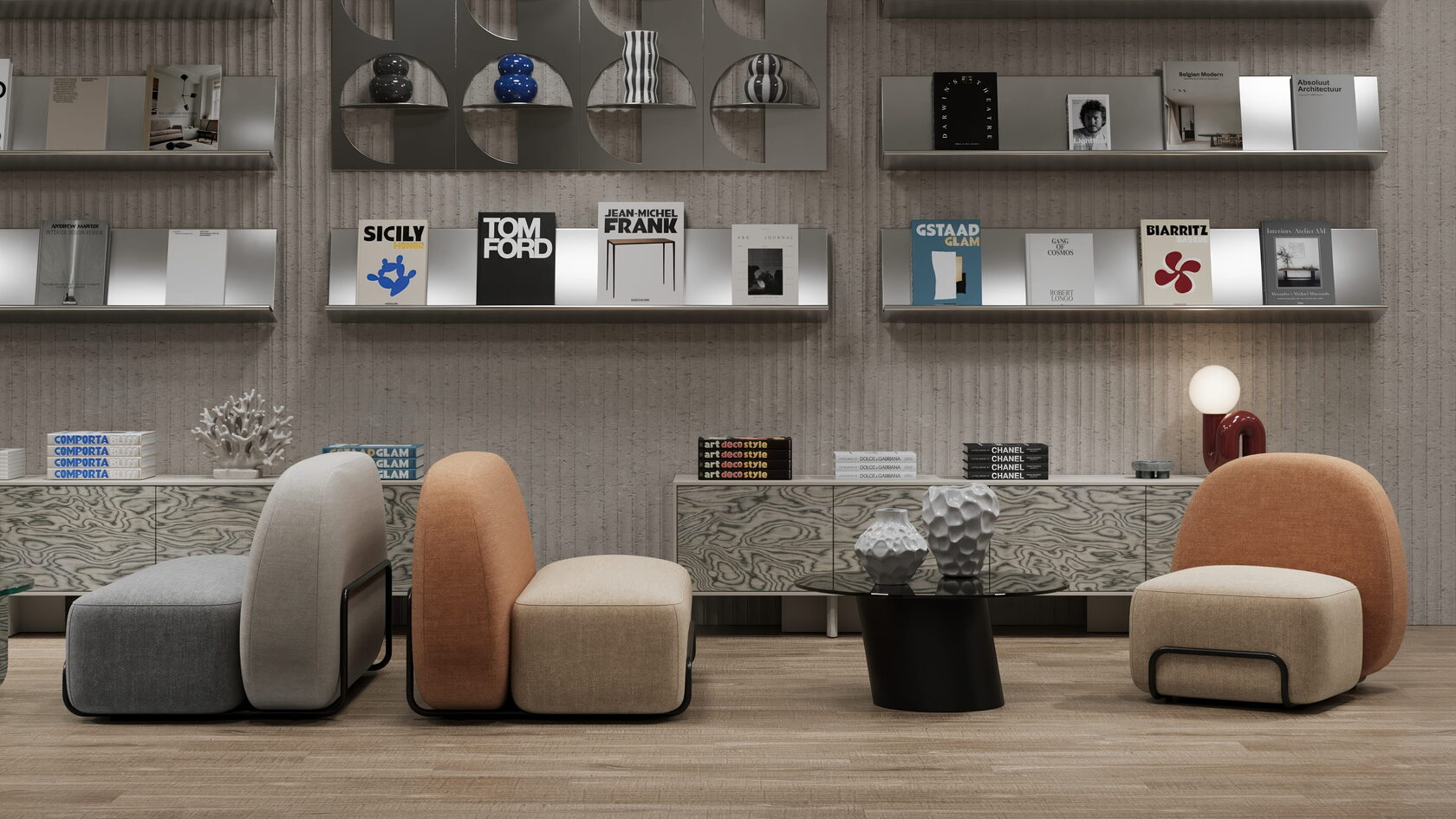Книги в интерьере